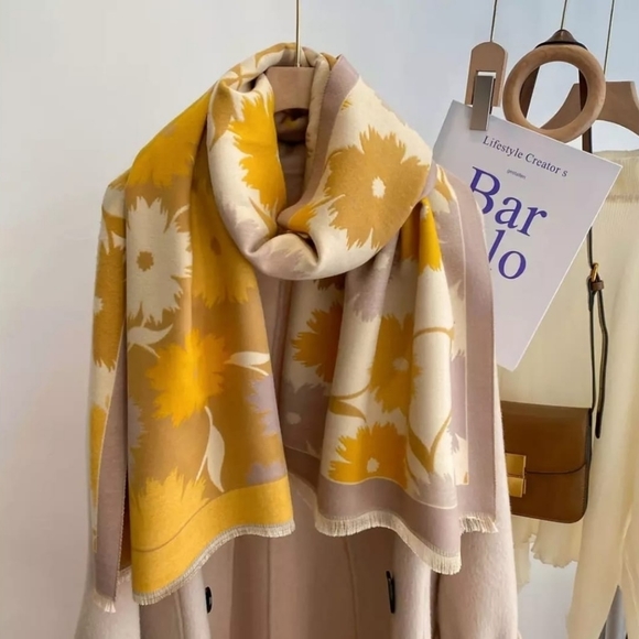 Accessories - Stylish large Soft Cozy cashmere/Pashmina